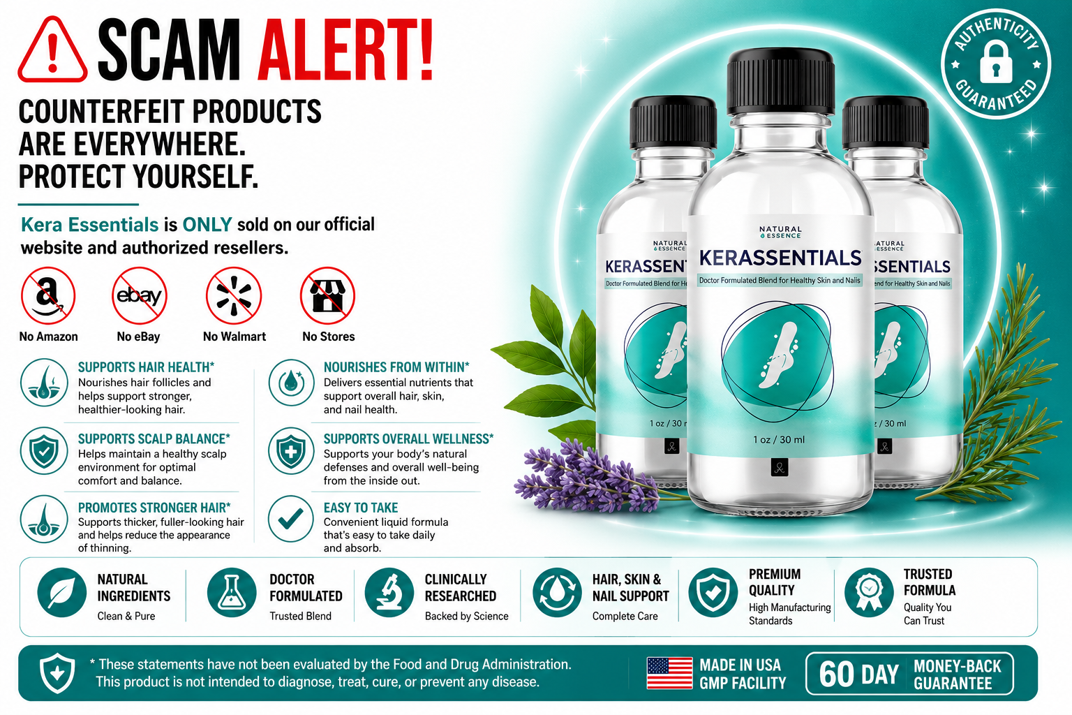 Kerassentials scam alert